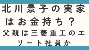 北川景子の実家はお金持ち？ 父親は三菱重工のエリート社員か徹底調査！