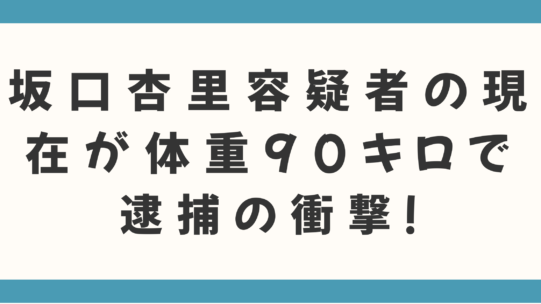 坂口杏里容疑者の現在が体重90キロで逮捕の衝撃！八王子での投げ銭生活と万引きの全真相